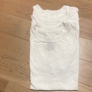 Hanes Classic White Kids Short Sleeve Tee (pack of 3). Never worn.